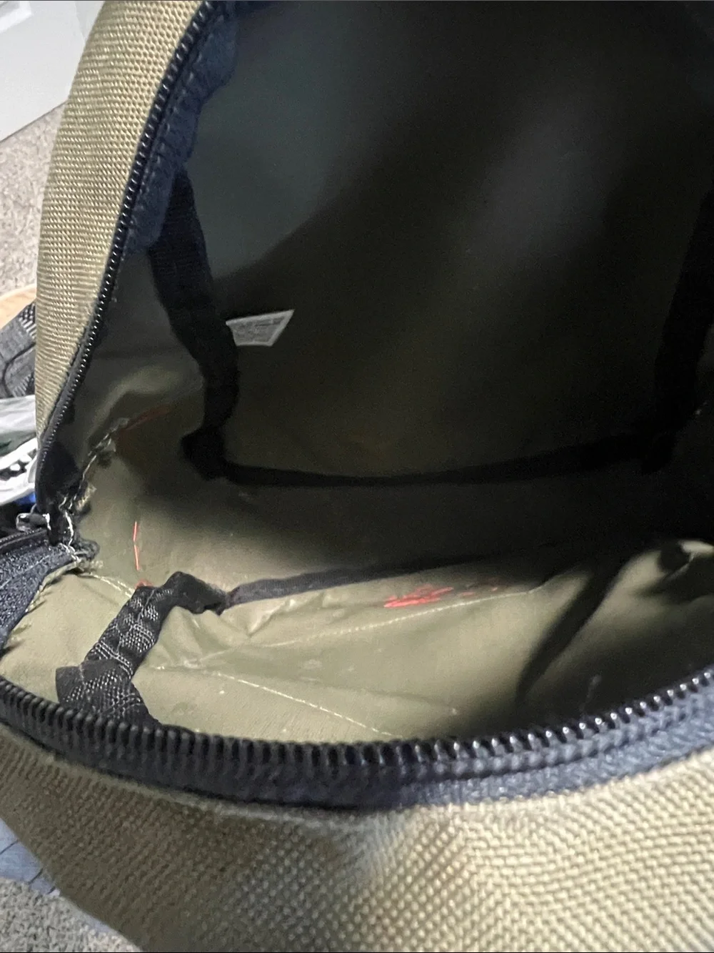 Vintage Dickies by Yak Pak Green Backpack with Metal Stud Accents Customized